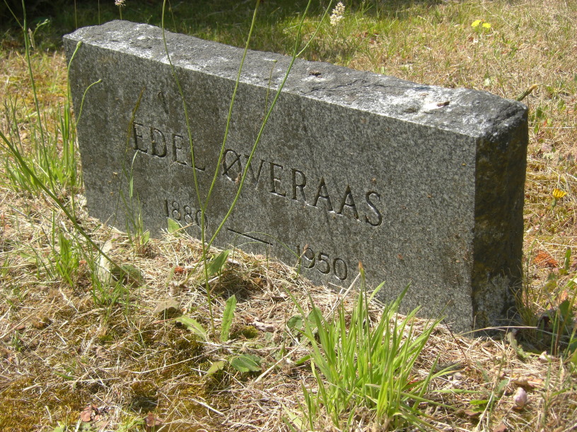 Overass gravestone