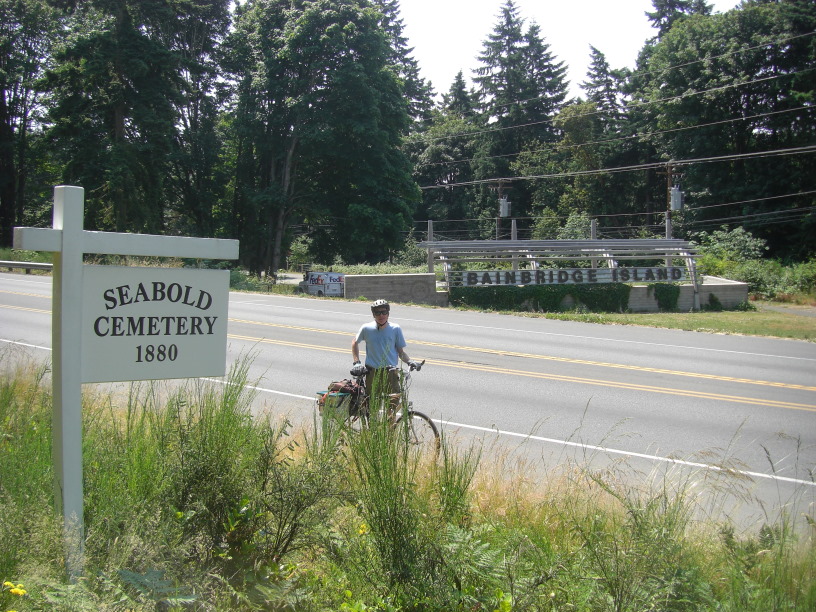 at the northern approach to Bainbridge Island