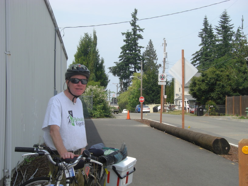 Joe along the old Interurban Route